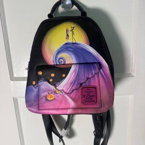 Loungefly Disney The Nightmare Before Christmas Spiral Hill Mini Backpack